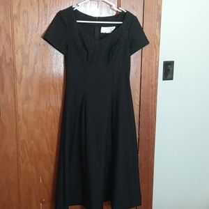 Black cocktail dress